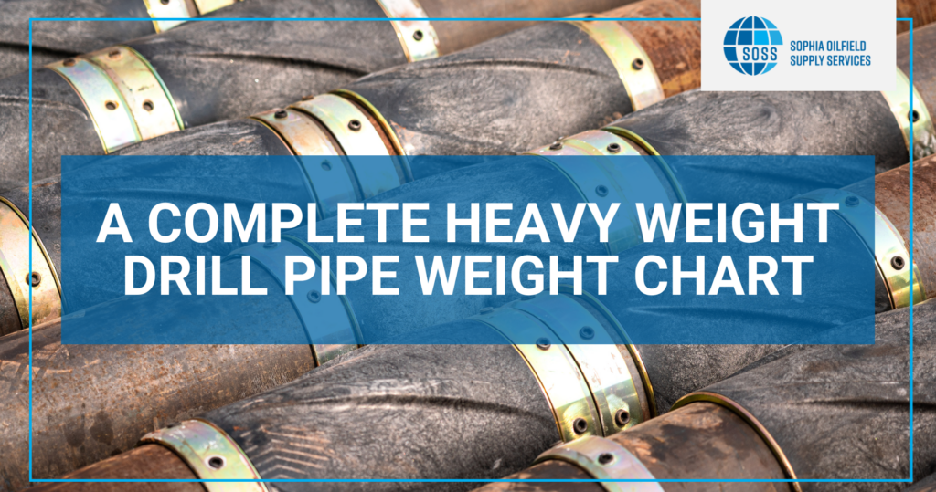 A Complete heavy weight drill pipe weight chart